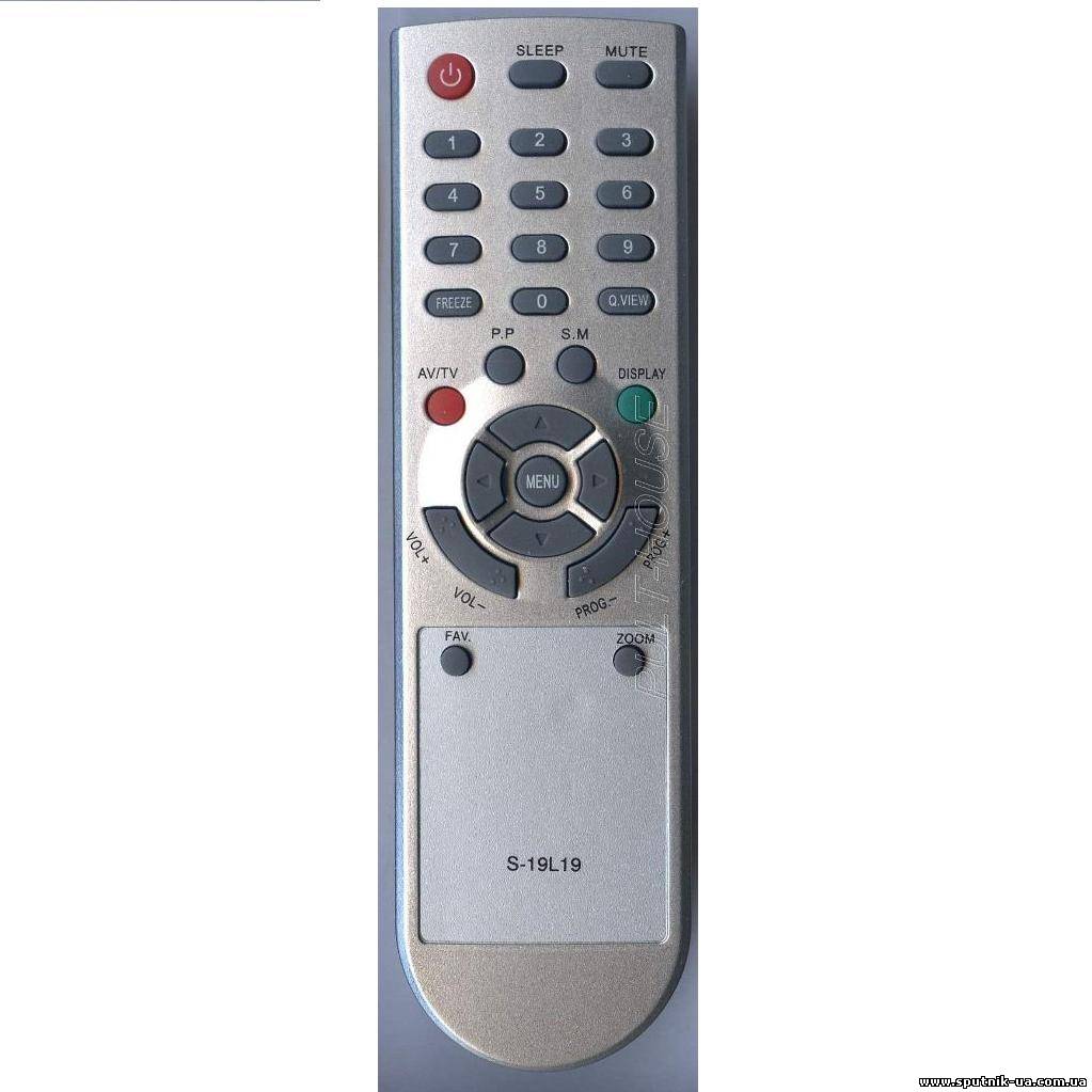 TV пульт 16-34 SUPRA S-19L19(S C0/D 0C/F 3010)